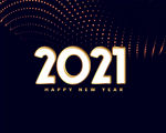 2021 新年展板背景