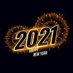 2021 新年展板背景