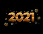 2021 新年展板背景