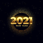 2021 新年展板背景