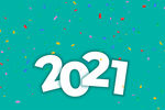 2021 新年展板背景