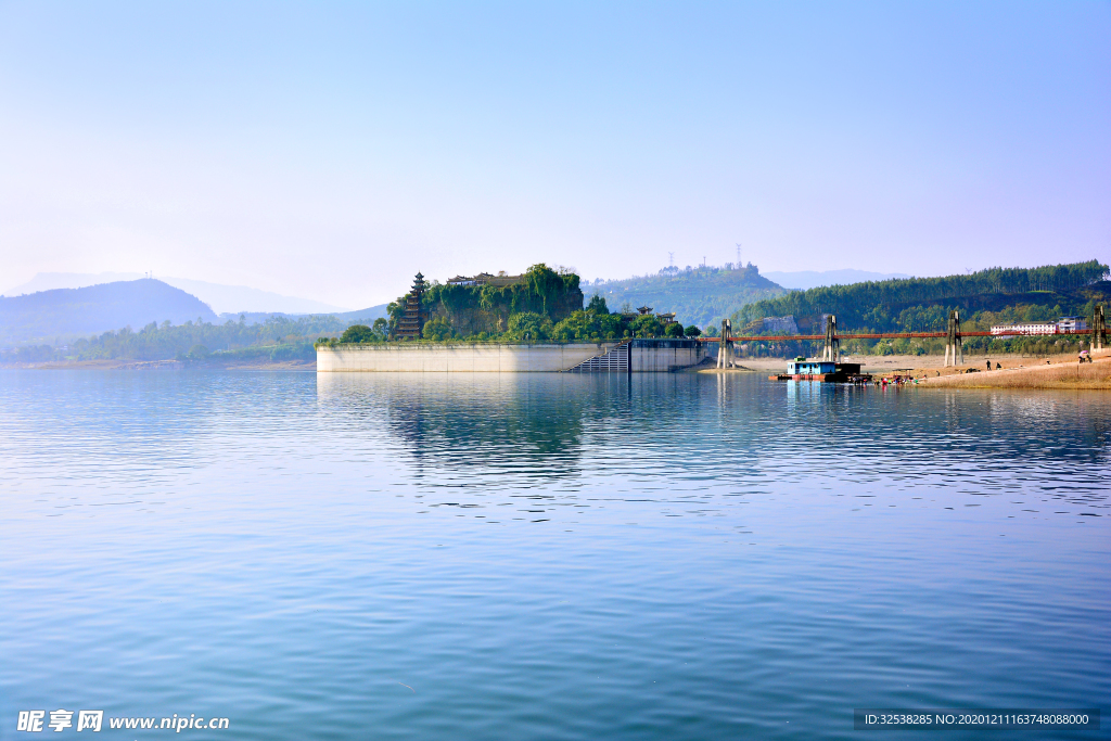 石宝寨风景