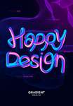 3D英文字
