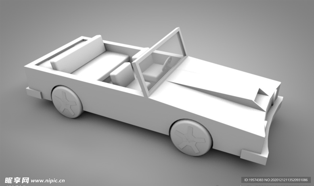 C4D 模型汽车