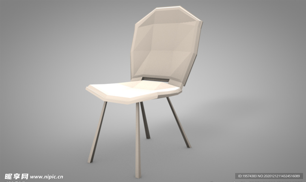 C4D 模型椅子