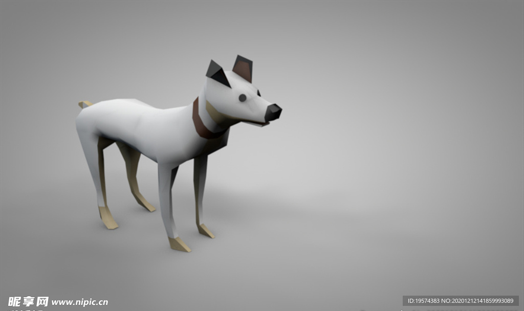 C4D 模型狗子