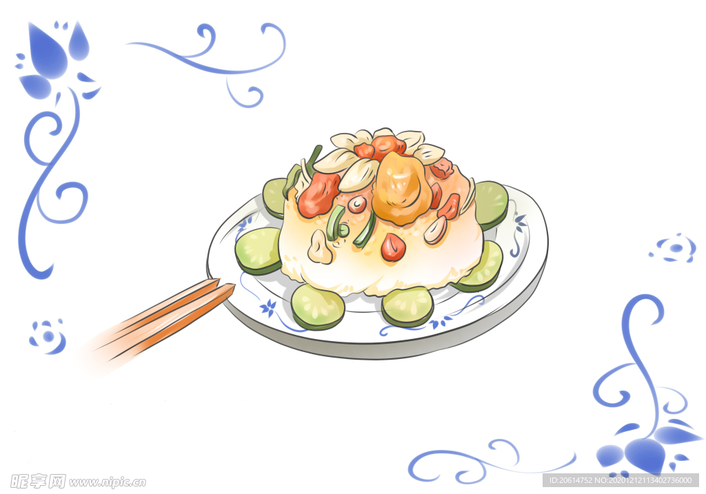 美食炸年糕漫画
