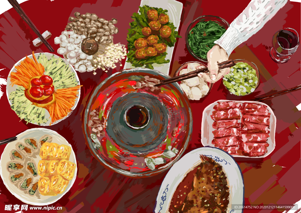 丰盛的年夜饭