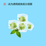 冰块水果