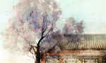 中国风大气插画场景图片