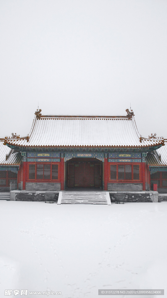 中国风大气插画场景图片