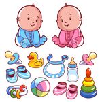 卡通婴儿