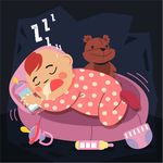 卡通婴儿