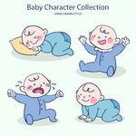卡通婴儿