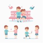 卡通情侣