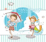 手绘情侣