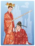 卡通新郎新娘