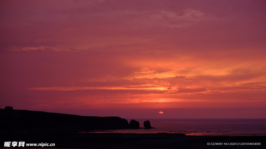 晚霞 夕阳 彩霞 风景图片