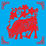 牛剪纸