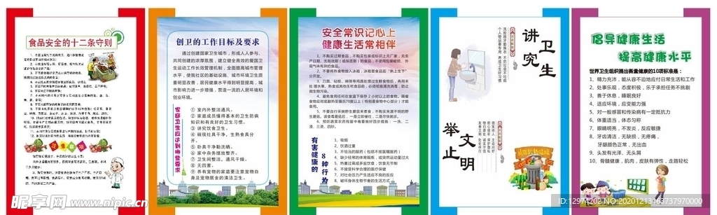 文明创建宣传牌