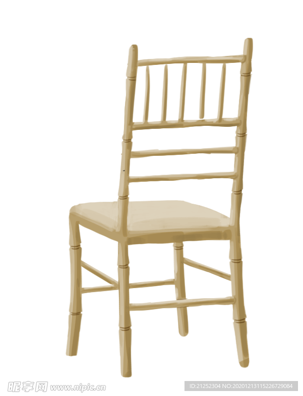 金色竹节椅
