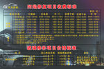 汽车美容价目表