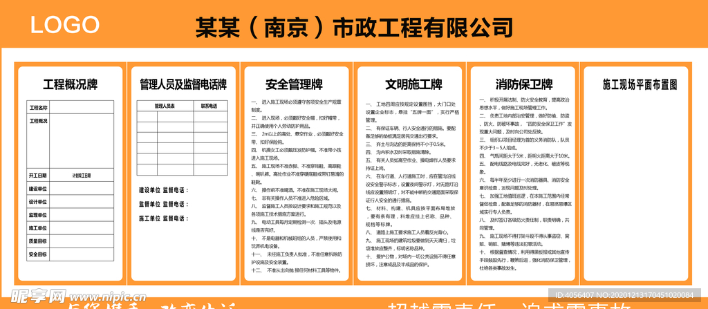 市政五牌一图