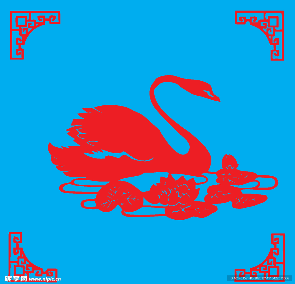 鹅剪纸