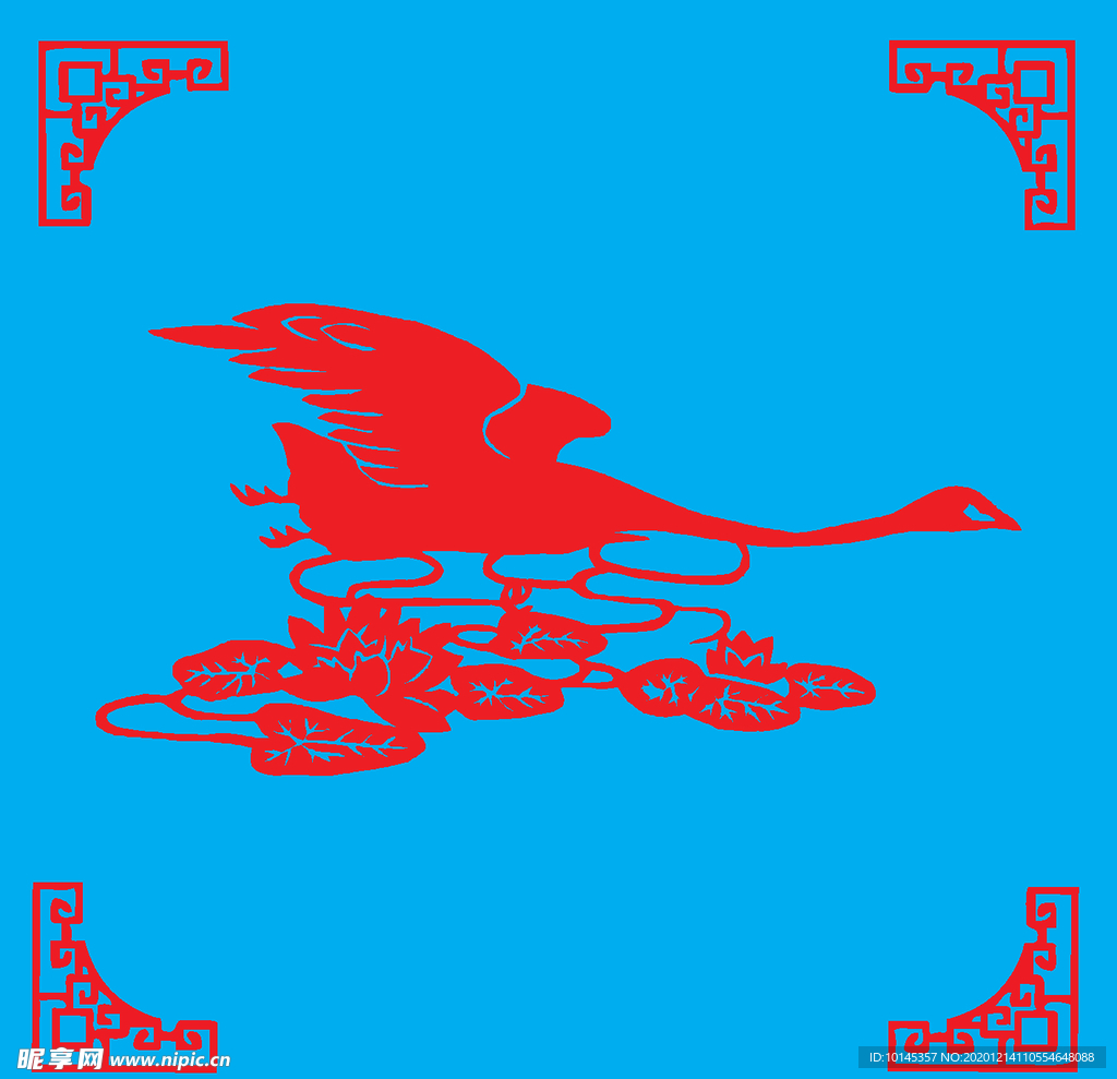 鹅剪纸
