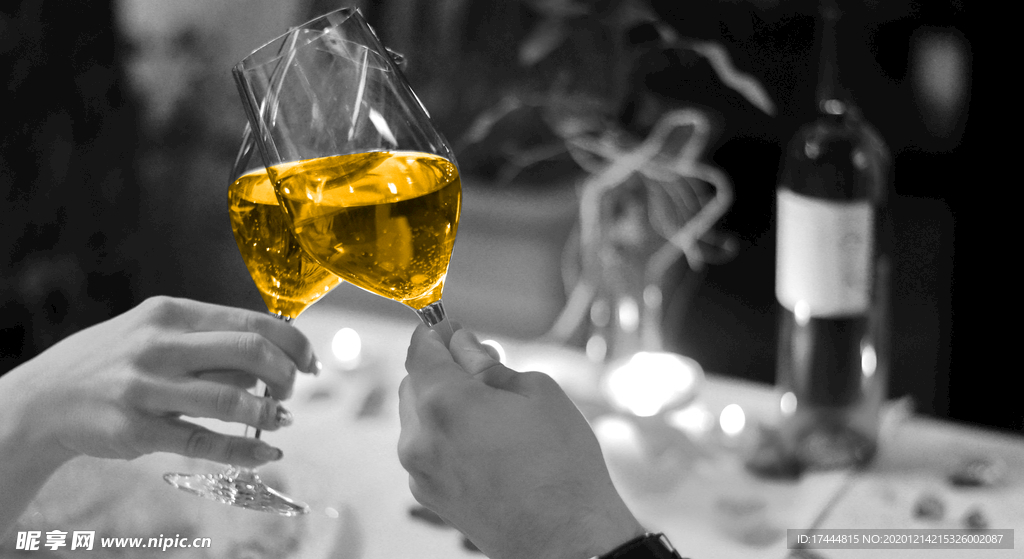 奢华黑白红酒杯电表箱