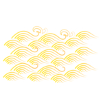 背景素材 国潮山水祥云 水墨