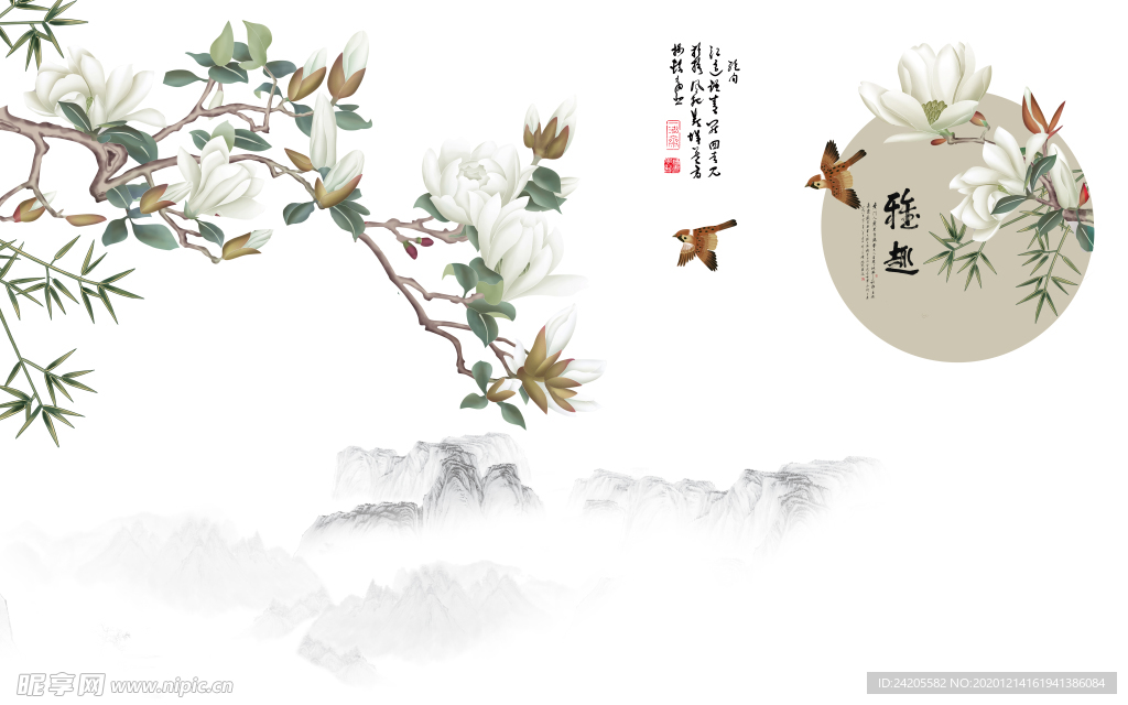 彩印移门图案