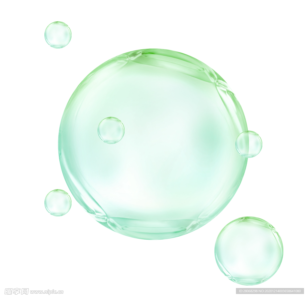 绿色泡泡元素