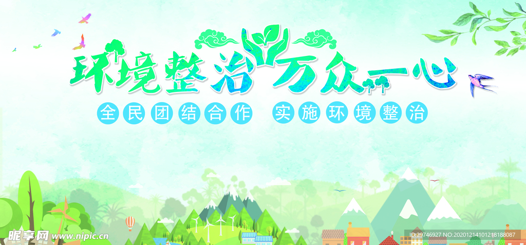 环境治理 展板