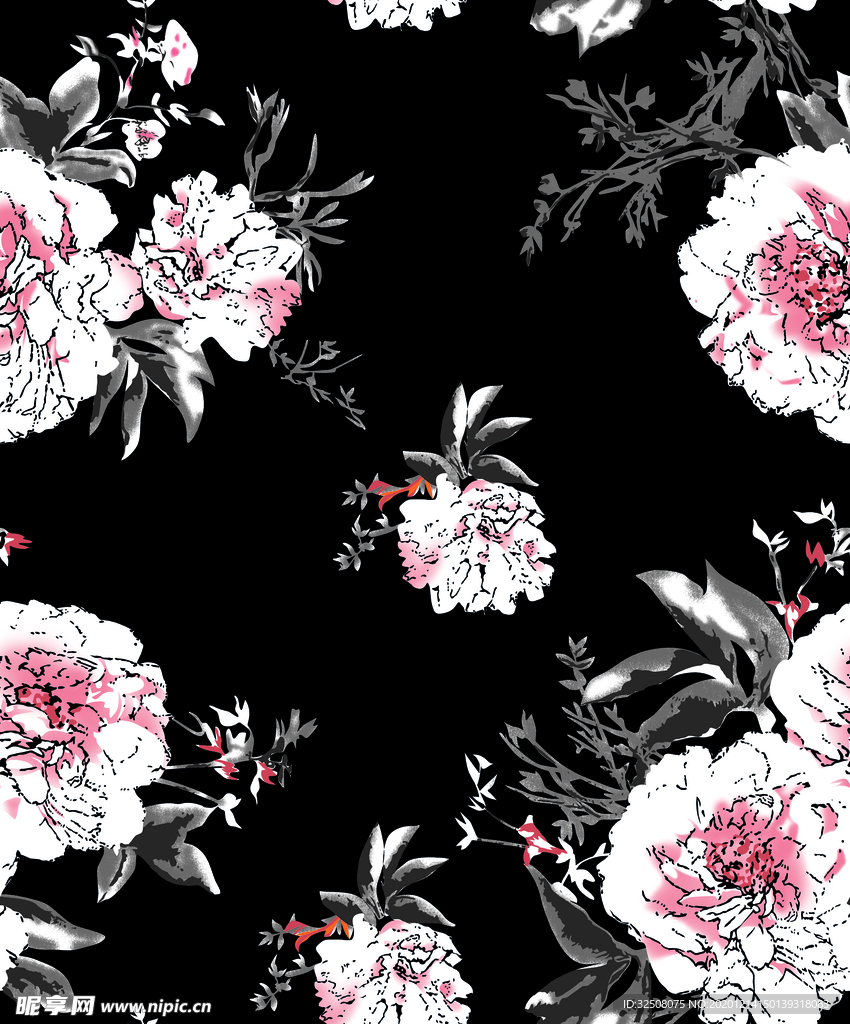 手绘花