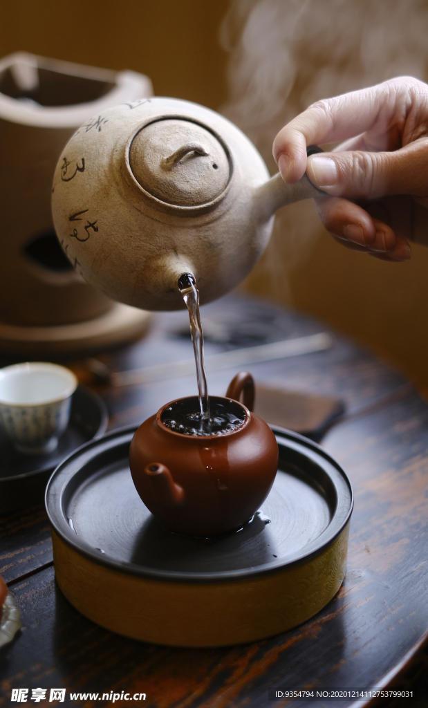 茶艺师泡茶