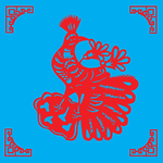 孔雀剪纸