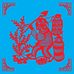 锄草剪纸