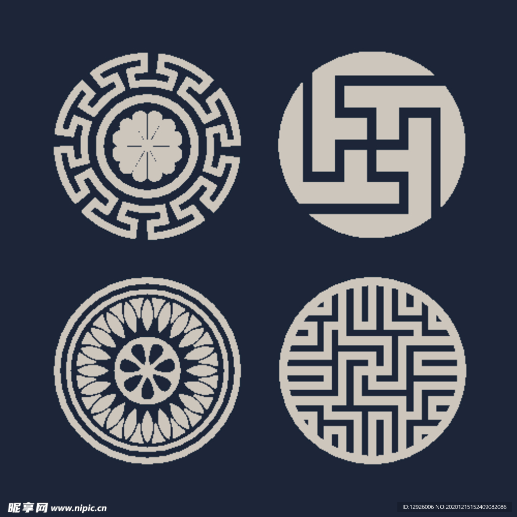 民族花纹