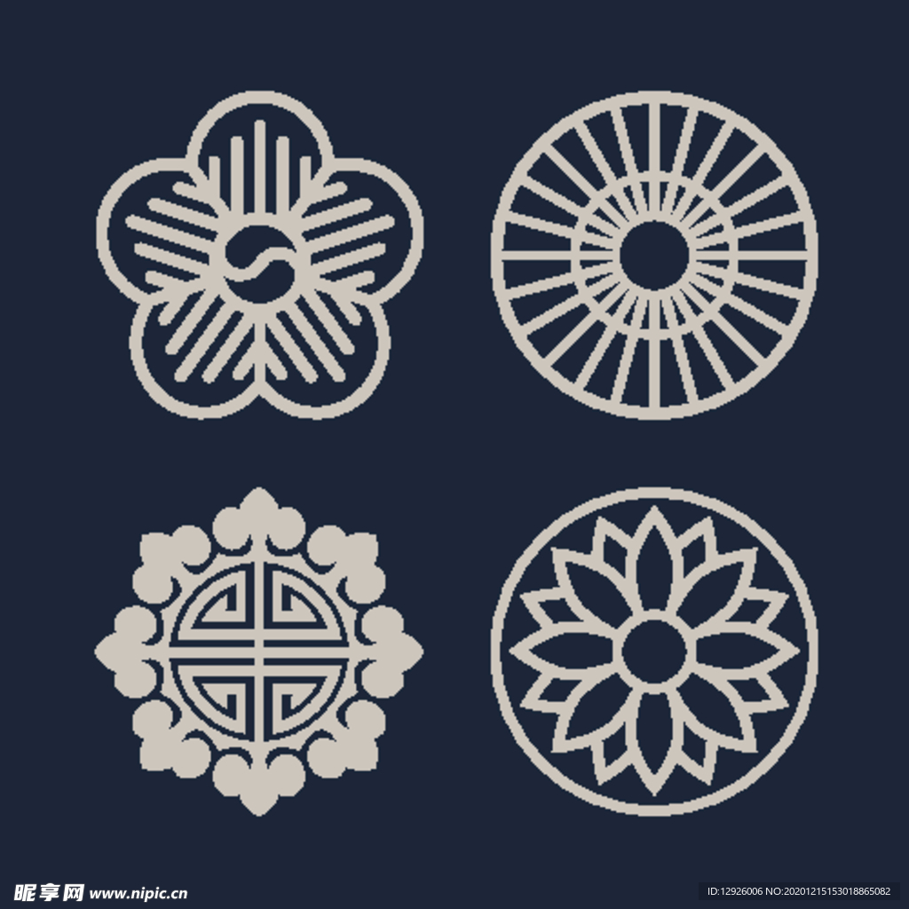 民族花纹