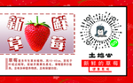草莓 不干胶 土地公 标签