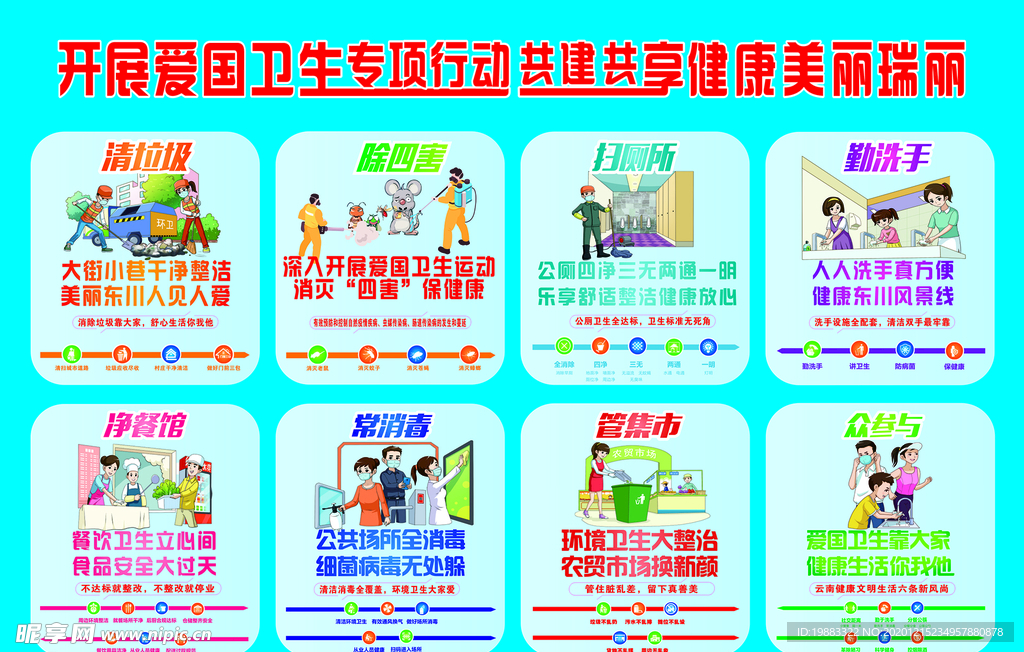 开展爱国卫生 8项行动