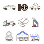 矢量交通工具图标