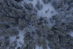 航拍 雪景