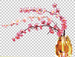 透明底梅花