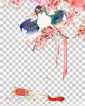 透明底梅花