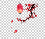 透明底梅花