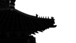 传统建筑线稿