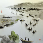 江南山水装饰画