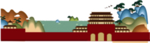 中国风建筑PNG免扣素材